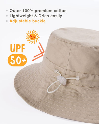 Baby Sun Hat for Boy Girl Toddler Summer Bucket Hat Kids Sun Protection Beach Hat Cotton Baby Hats