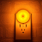 myCozyLite Night Lights Plug into Wall, Amber LED, 2 Pack, Motion Sensor Night Light, Automatic Motion Activated Light Indoor, for Bathroom, Bedroom, Kitchen, Hallway, Stairway, Kids, Adults