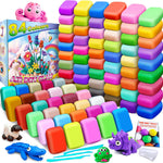 ESSENSON Magic Clay - Air Dry Clay 24 Colors, Modeling Clay for Kids with Tools, Toys Gifts for Age 3 4 5 6 7 8+ Years Old Boys Girls Kids