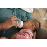 NUK Simply Natural Baby Bottle Nipples - Medium Flow Silicone Extra Soft Anti-Colic Air System BPA-Free Pack of 2