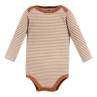 Hudson Baby Unisex Baby Cotton Long-Sleeve Bodysuits, Animal Adventure 7-Pack, Preemie