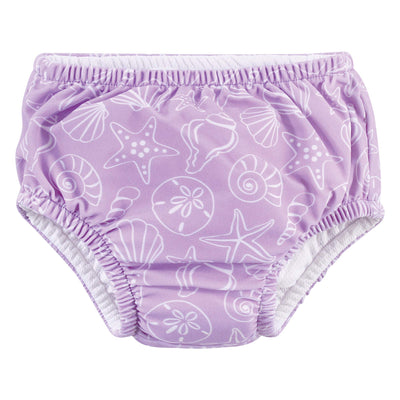 Hudson Baby Unisex Baby Swim Diapers, Sea Shells, 3 Toddler