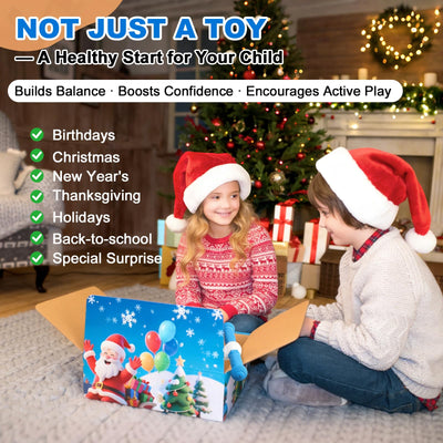 Kick Scooter for Kids 3-7 Age - LED Lighted 3 Wheel Toddler Scooter, 360° Steering, Adjustable Height Handlebar, Anti-Slip Deck, Stable Metal Design, Indoor Outdoor for 3-5, 5-7 Year Old Girls Boys