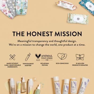 The Honest Company 2-in-1 Cleansing Shampoo + Body Wash | Gentle for Baby | Naturally Derived, Tear-free, Hypoallergenic | Citrus Vanilla Refresh, 10 fl oz