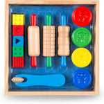 Melissa & Doug Shape, Model, and Mold Clay Activity Set - 4 Tubs of Modeling Dough and Tools