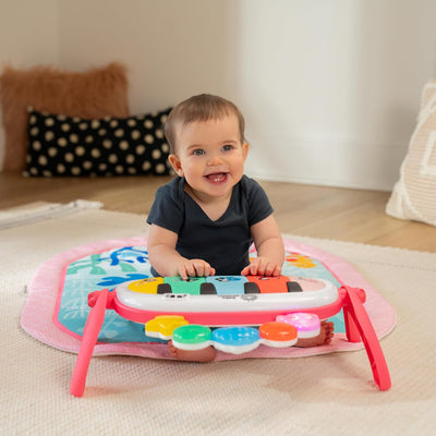 Baby Einstein Ocean Explorers 4-in-1 Kickin Tunes Jellyfish Jamboree Music & Language Discovery Gym, Pink, Ages 0 Months and Up