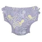 green sprouts Baby Toddler Eco Ruffle Snap Swim Diaper - Lavender Octopus - 3T