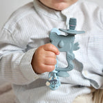 Moonkie Teething Toy, Safe & Easy to Hold BPA Free Silicone Teethers, 360° Baby Toothbrush with Suction Base, Teether Toys Best for Babies 6-12 Months (Koala Ether)