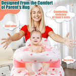Upgraded Inflatable Baby Seat for Babies 3-36 Months, Inflatable Baby Chair Sit Me Up Floor Seat for Baby, Back Support Baby Seats for Infants for Sitting Up with Built in Air Pump