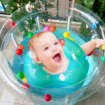 Kiddie Pool 29.5x31.5in Inflatable Baby Pool Cartoon Pattern Baby Swimming with Drainage Transparent Sealed PVC Cooling Toddler for Hot Days, Toys