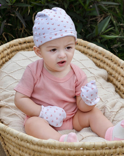 ZAVBABY Newborn Baby Girls Bodysuits Rib Summer Infant Clothes Outfit Set 9-12 Month