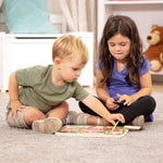 Melissa & Doug Hide and Seek Farm Wooden Activity Board with Barnyard Animal Magnets