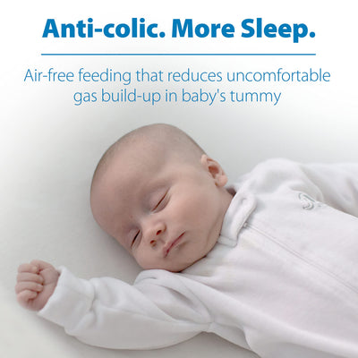 Dr. Brown’s Natural Flow Anti-Colic Options+ Narrow Baby Bottle 8 oz/250 mL, with Level 1 Slow Flow Nipple, 1 Pack, 0m+