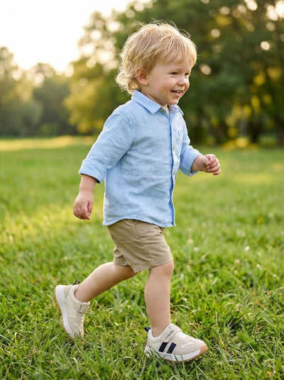Baby Shoes Infant Toddler Boys Girls Walking Shoes Mesh Breathable Lightweight Sneakers for First Walkers 9 12 18 21 24 Months(BM07-16-lanse,12-15months)