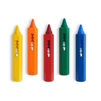 Munchkin® Draw™ Bath Crayons Toddler Bath Toy, 5 Pack