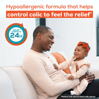 Enfamil Nutramigen Hypoallergenic Baby Formula with Iron, Lactose Free, Colic Relief from Cow's Milk Allergy Starts in 24 Hours, Brain Building DHA, Concentrated Liquid, 8 Fl Oz, 24 Bottles