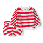 Carter's Boy 2-Piece Short Set, Red Stripes, 3M