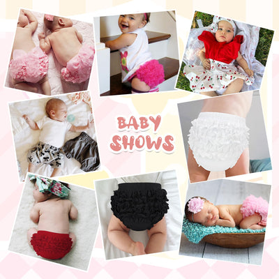 Durio Baby Girl Shorts Soft Baby Girl Newborn Essentials Z White & White 0-6 Months