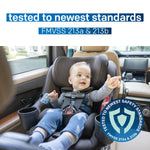 Chili Spin SI Rotating 2-in-1 Convertible Car Seat, Rear and Forward-Facing, No-Rethread Harness, Tested to Safety Standards (Thunder)
