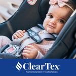 Chicco KeyFit Max ClearTex Infant Car Seat and Base, Rear-Facing Seat for Infants 4-30 lbs., Infant Head and Body Support, Compatible with Chicco Strollers, Baby Travel Gear, Lupine/Purple