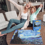 YOGEON 24 Pieces Starry Night Puzzle, Toddler Easy Puzzles for Kids Ages 3-5,4-6 Artist-an Intellectual Decompression Entertainment Game and Preschool Educational Learning Toys