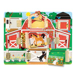 Children's farm-themed puzzle with various farm animals and structures.