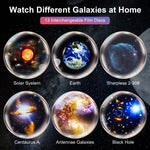 Planetarium Projector Pro for Bedroom, 13 in 1 Star Projector Galaxy Light, Ceiling Night Light Milky Way Mood Lighting with Timer, LED Space Galaxy Lamp Bedroom Room Decor for Adults Kids - White
