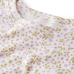 little planet by carter's Girl 2-piece Pajamas made with Organic Cotton, Lilac Floral, 3T