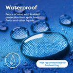 HOSPITOLOGY PRODUCTS Mattress Encasement - Zippered Bed Bug Dust Mite Proof Hypoallergenic - Sleep Defense System - Full/Double - Waterproof - Stretchable - Low Profile 9" Depth - 54" W x 75" L