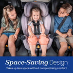Chicco OneFit LX ClearTex All-in-One Car Seat with LeverLock Installation, Slim Design, Convertible Car Seat, Seat for Infants and Children 5-100 lbs, Lupine/Purple