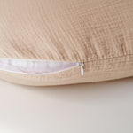 Konssy Muslin Nursing Pillow Covers, 100% Cotton Soft & Adorable Covers for Breastfeeding Pillows, Slipcovers for Newborn Baby Boys & Girls