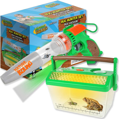 Nature Bound Bug Catcher Vacuum with Light Up Critter Habitat Case, Eco-Friendly Outdoor Toys for Kids, Includes Vacuum and Cage, Bug Vacuum for Kids Toy, Bug Catcher Vacuum